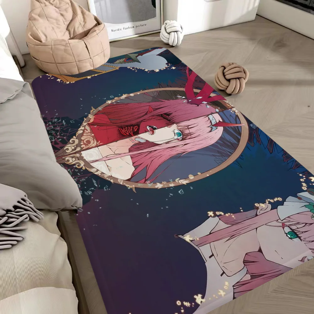 Zero Two Floor Mat Bathroom Mat Kids Room Bedroom Decoration Balcony Anti-Slip Doormat Living Room Bedside Area Rugs 2
