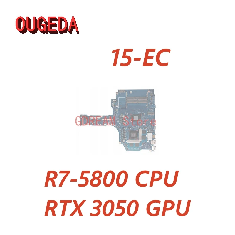 

Материнская плата OUGEDA DAG3HBMBCD0 DAG3HJMBAF0 DAG3HEMBCD0 для ноутбука HP Pavilion 15-EC, процессор Ryzen R7 GTX1660TI/RTX3050, GPU материнская плата