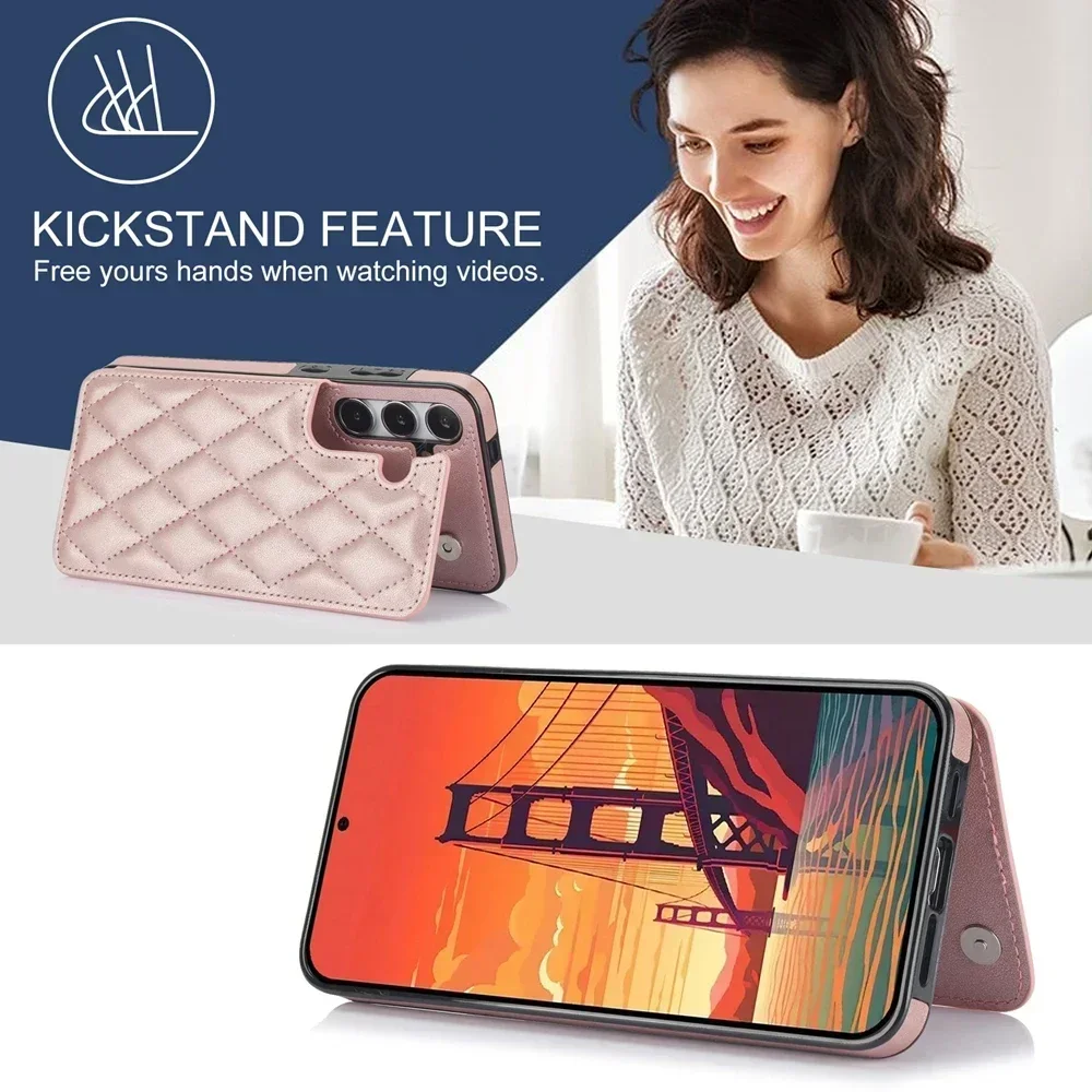 Luxurious Leather Wallet Phone Case - Stylish and Durable Cover