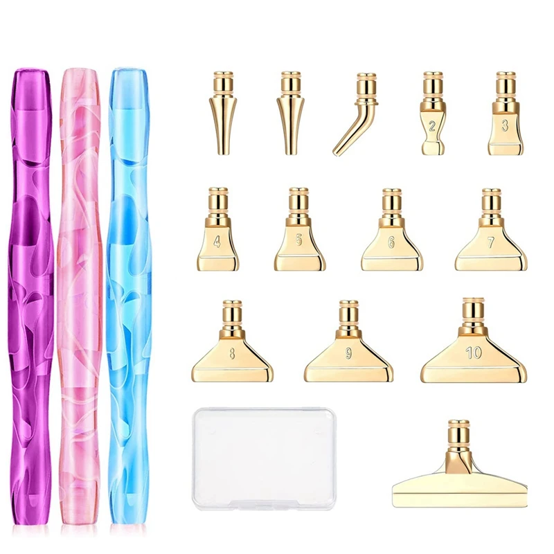 Promotion! Resin Diamond Painting Pens Stainless Steel Tips For Accessories Tools DIY Craf |