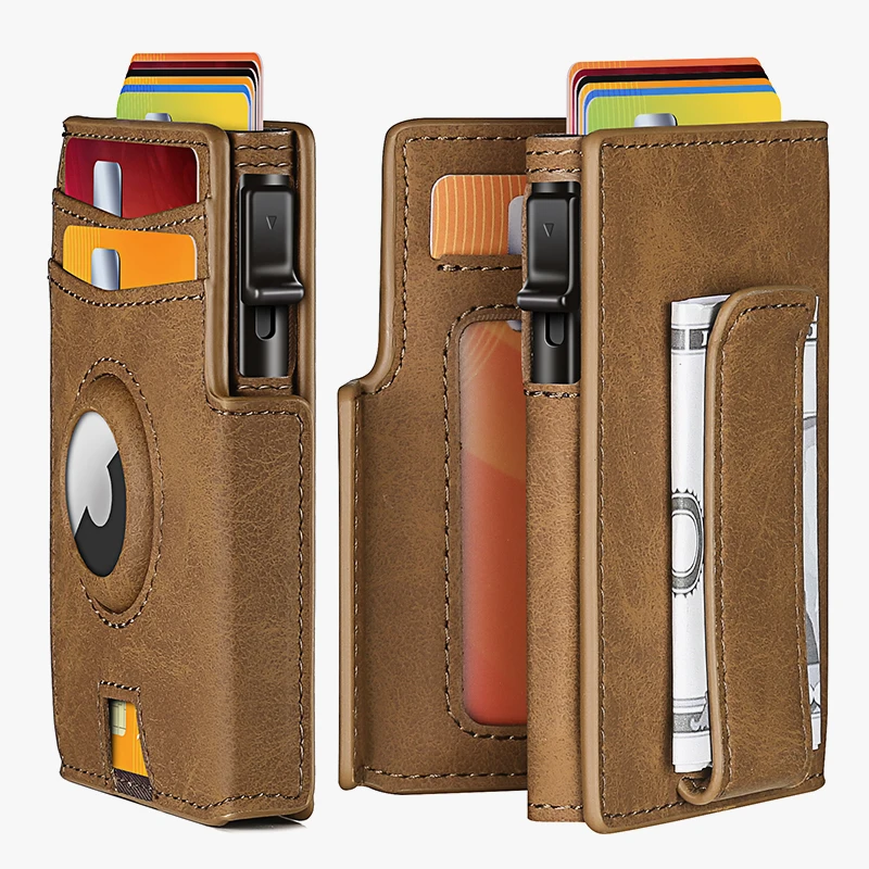 Enhanced Smart Wallet: Premium Locator with Integrated Storage Slot