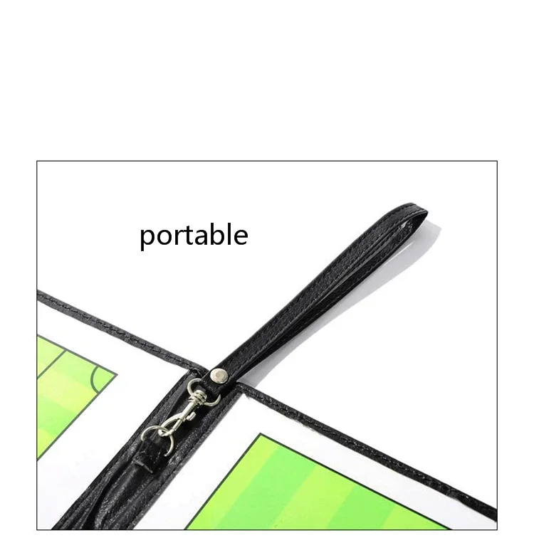 Faltbare magnetische Coaching-Tafel aus PVC, geeignet für Tennis- und Fußballtaktiken.