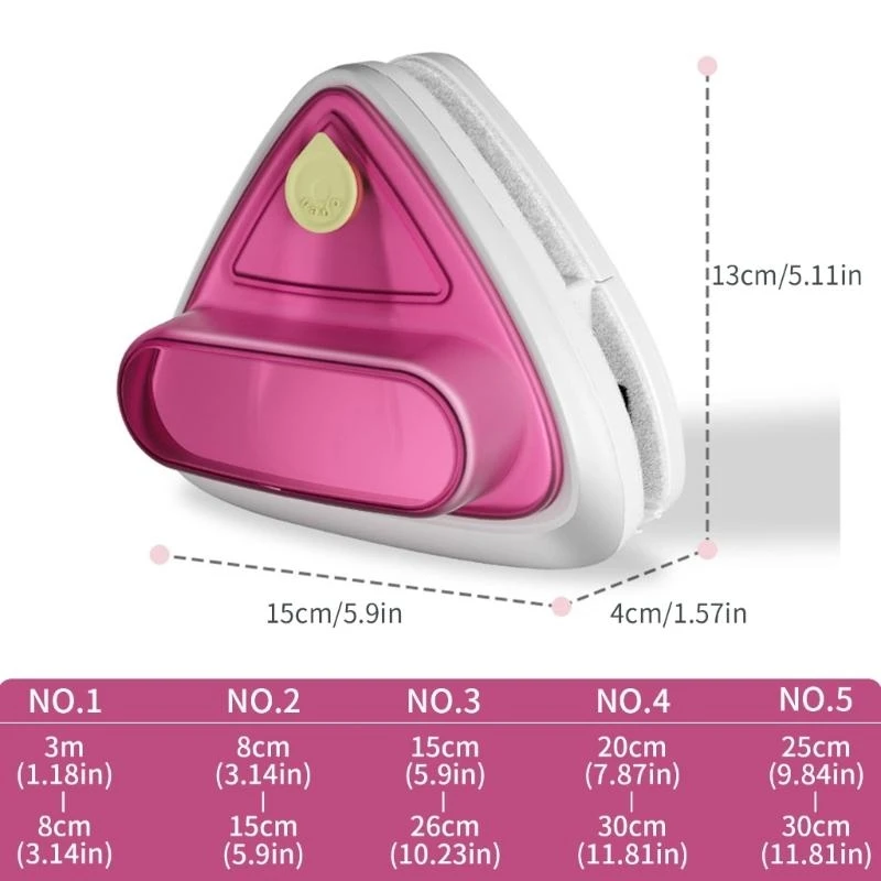 Double Sided Window Cleaner Household Cleaning Tool Automatic Water Discharges Wipers Glass Window Cleaning Brus