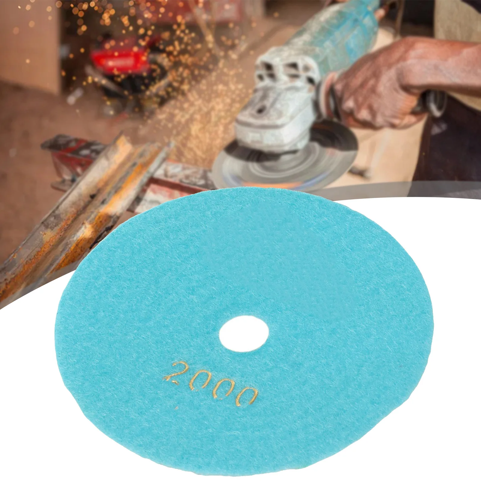 5 Inch 125mm Dry/Wet Diamond Polishing Pads Flexible Grinding Discs For Granite ,concrete,marble,limestone Fast Polishing 2024