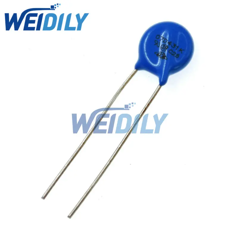 20PCS07D431KVaristors07D431K07D4317D431430VPiezoresistorMetal