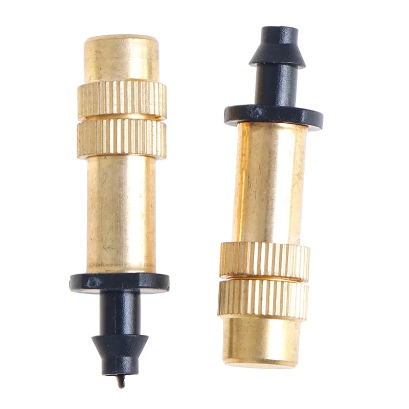 5pcs Adjustable Copper Mist Nozzle Garden Sprayer Nozzle Greenhouse Lawn Water Sprinkler