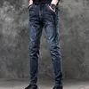 Denim Jeans For Men's Brand Classic Stretch Slim Casual Trendy Pants High Quality Fashion Work Daily Four Season New Brand Male 1
