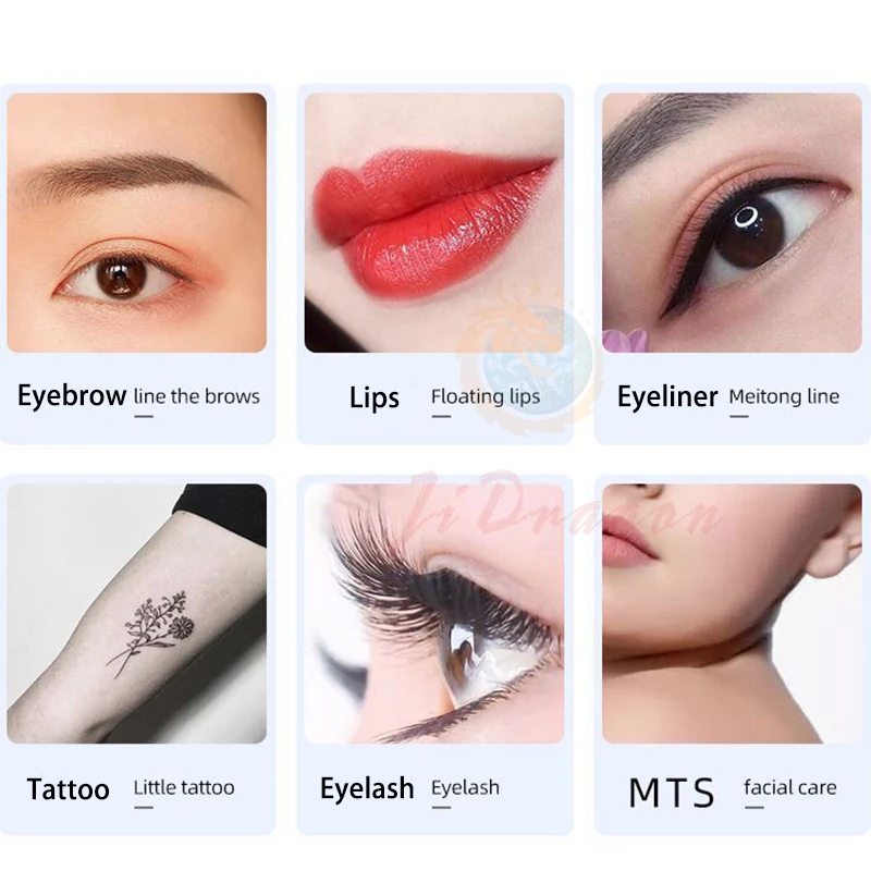 Wireless Permanent Makeup Machine for Eyebrows Miroblading Eyeliner Lip Microshading Professional PMU Machine Tattoo Pen Gun Kit