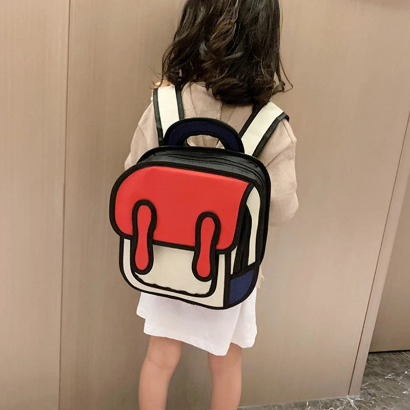 Children Lunch Bag Daypacking Backpack Shoulders Bag for Primary Kindergarten