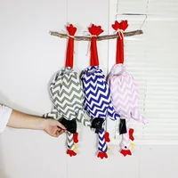 Cute Chicken Shape Plastic Grocery Bag Holder Dispenser, Hanging Recycling Plastic Bag Sorting Bag 1