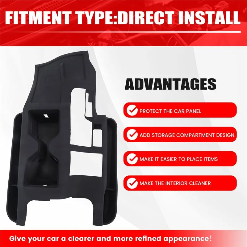 토요타 랜드크루저 250 FJ250 LC250 프라도 1958 2024 RHD용 센터 콘솔 수납 기어 커버 차량 보호 슬리브