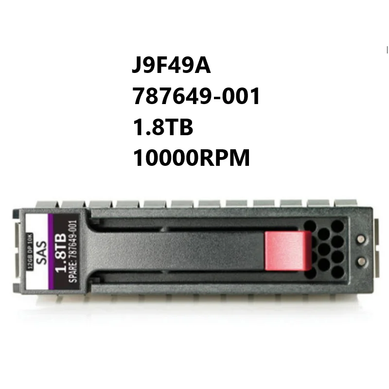 

NEW HDD J9F49A 787649-001 1.8TB 10000RPM 2.5in SFF SAS-12G Hot-Swap Enterprise Hard Drive for Smart Array 1040/2040 SAN Storage