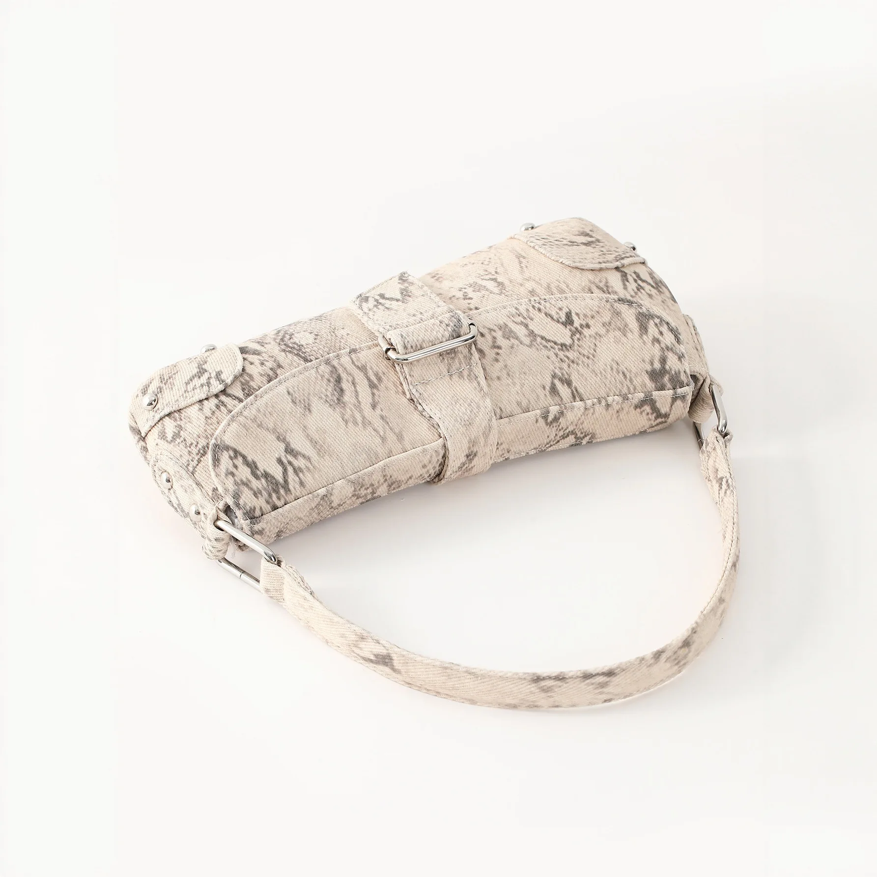 NEW snake pattern Prints Chest Bags Women pu leather Shoulder Crossbody Bag Fashion Latest Saddle Underarm Handbags