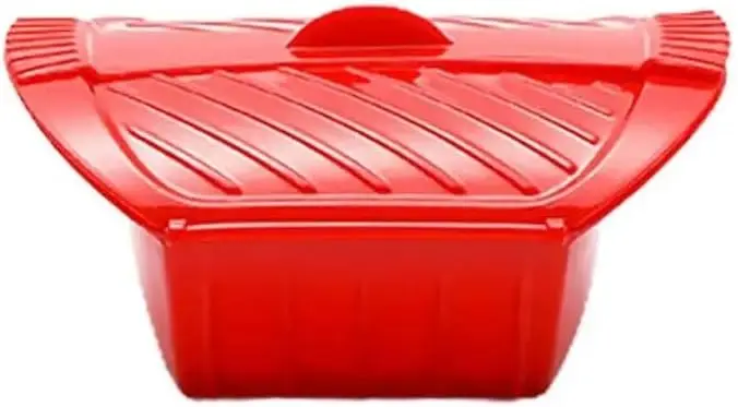 Description Picture 6 of itemSilicone Steamer Easy To Clean Steam Rack Environmentally Friendly Silicone Steamer Microwaveable Food Cooker Kitchen Steamer