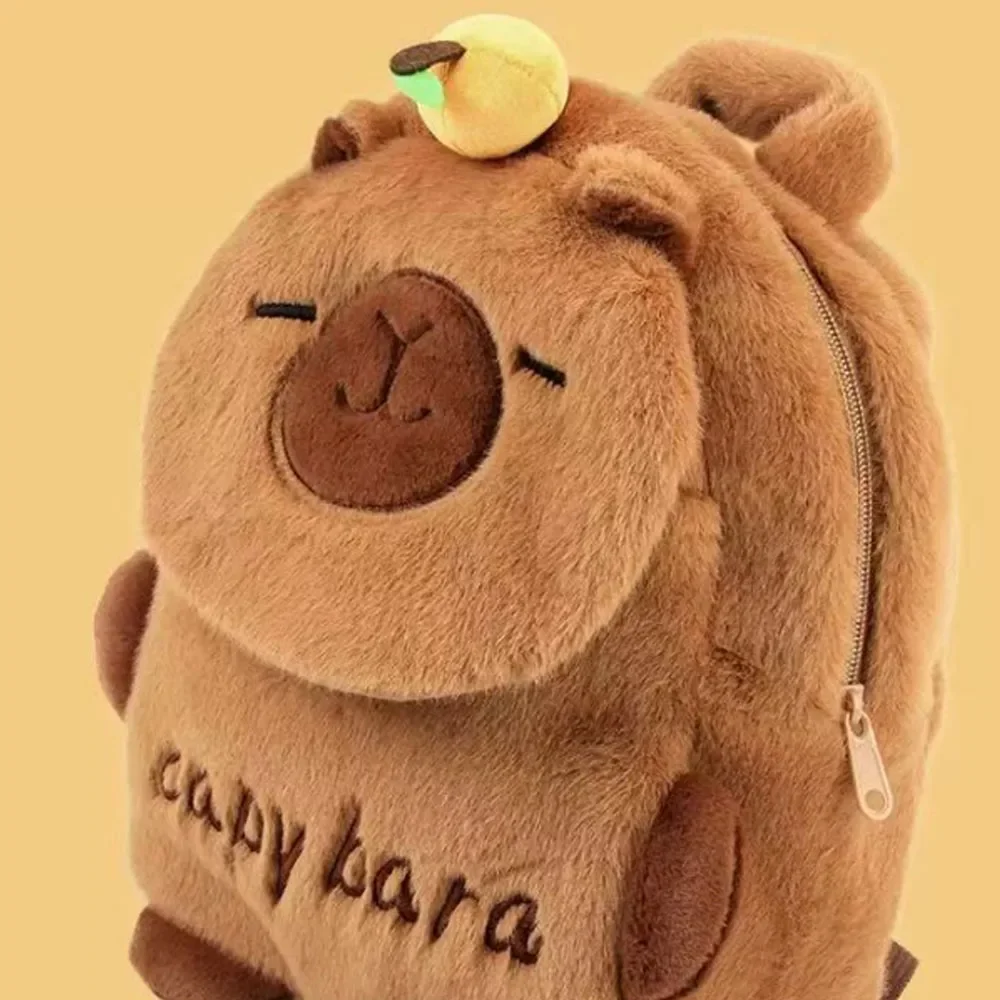 1-4PC Capybara Plush Bag Kapybara Shoulder Bag Crossbody Mobile Phone Children's Birthday Gift Holiday Party Favours