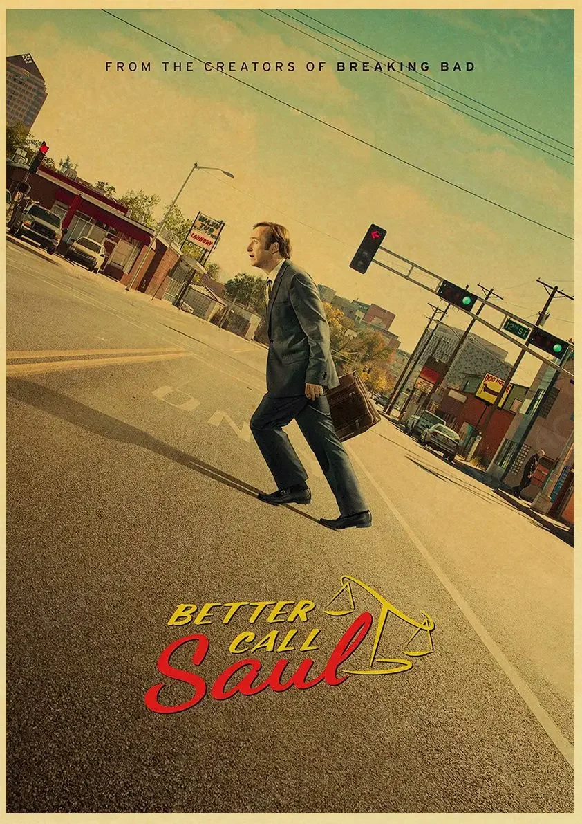 thumbnail image 1 of Pósteres de películas clásicas Póster de Better Call Saul Arte de pared retro Decoración de habitación Arte para el hogar Impresiones para la sala de estar, 1 of 5