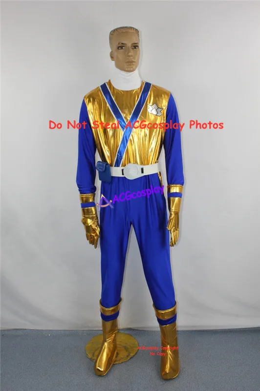 Samurai Sentai Shinkenger Shinken Gold Cosplay Costume acgcosplay