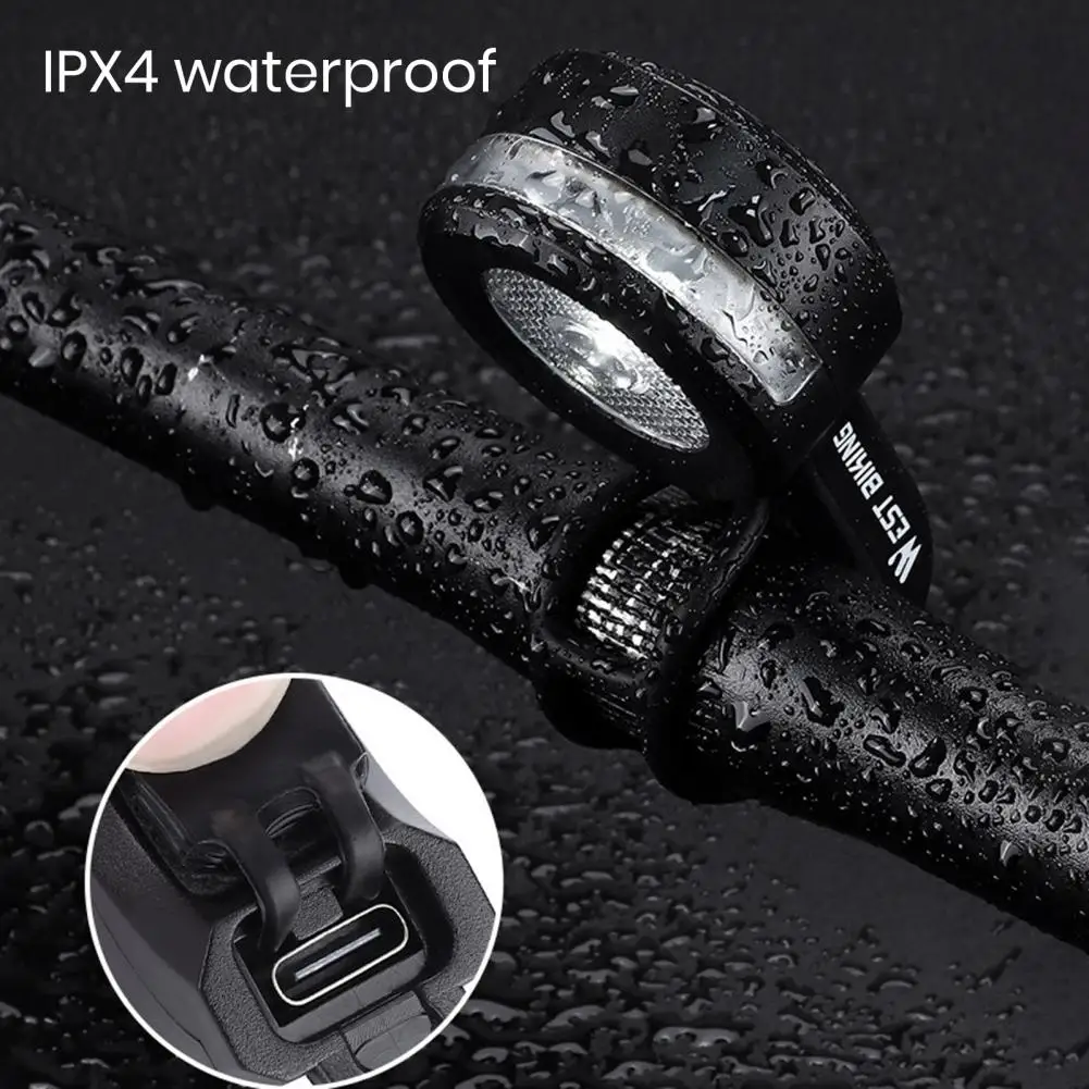 

Bicycle Front Light Practical Simple Installation Rechargeable 2-in-1 MTB Bicycle Front Headlight with Horn Bike Supplies