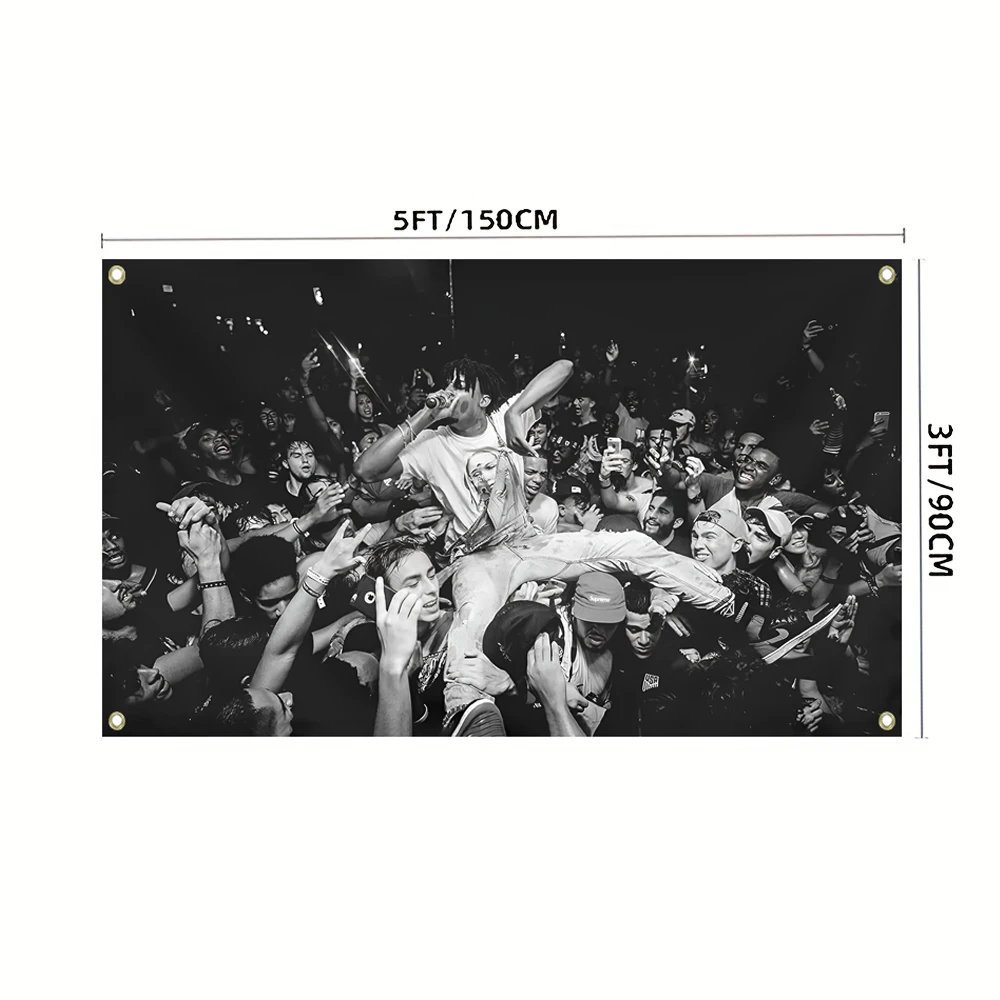 Hip Hop Album Cover Flag Tapestry 3