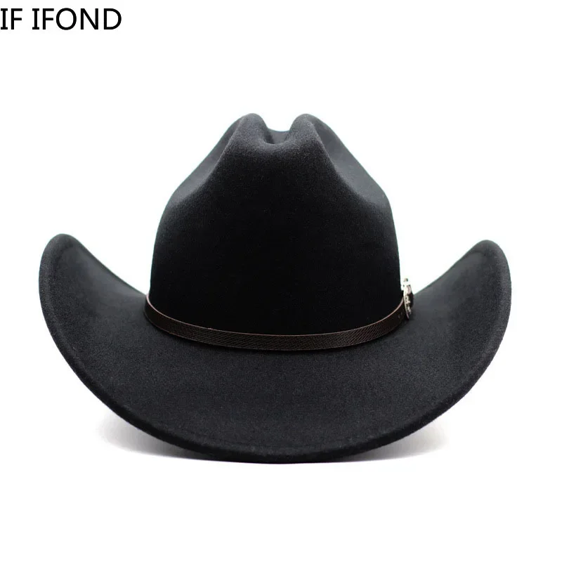 Mistdawn Womem Mannen Wol Blend Western Cowboy Hoe... - Grandado
