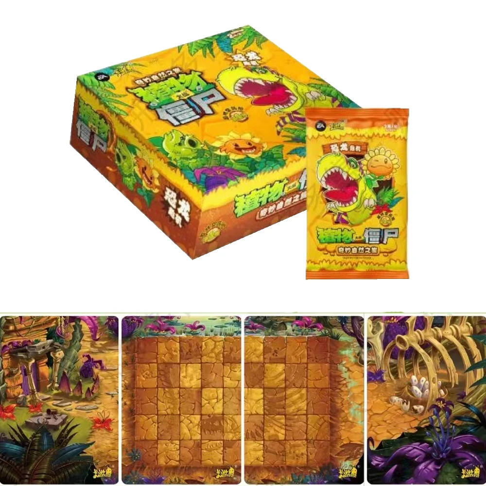 

Plants Vs. Zombies Game Collection Cards Wonderful Journey To Nature Transcendental Adventure Dinosaur Crisis Cards Boy Gift Toy