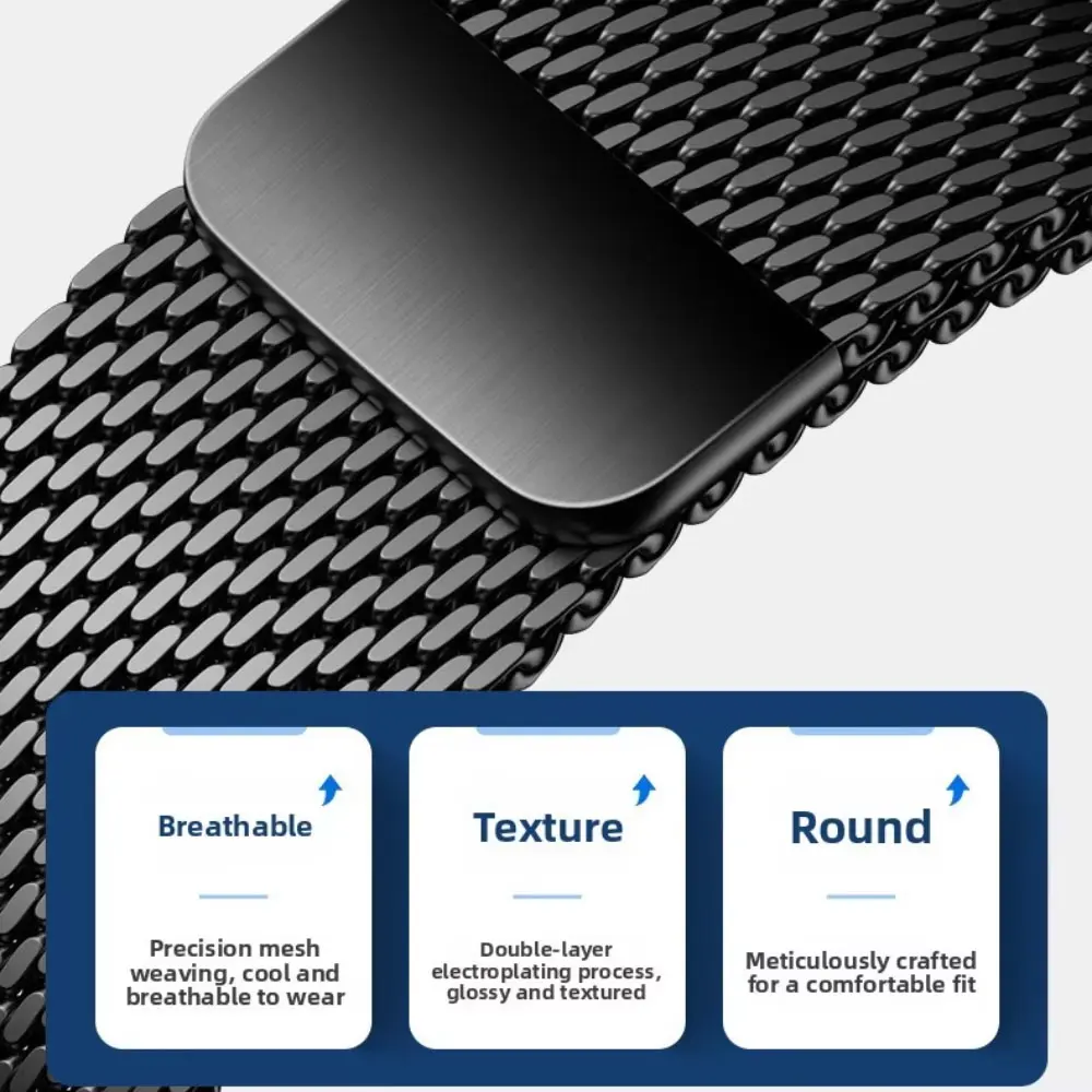Magnetic Metal Milanese Loop Strap - Premium Bracelet