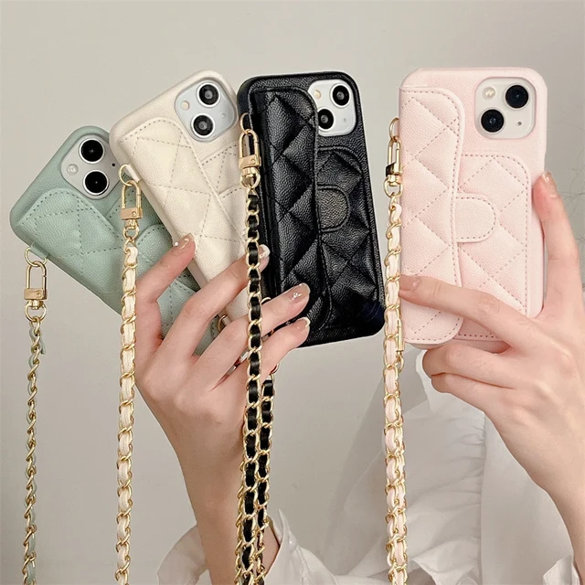 Designer iPhone 15 Pro, iPhone 15 Pro Max Cases  Chanel iphone case, Iphone  leather case, Luxury iphone cases