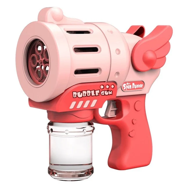 Automatic Bubble Machine Electric Bubble Machine Light Music Soap Water Bubbles Maker Machine Magic Guns Bride Wedding Bubble 1