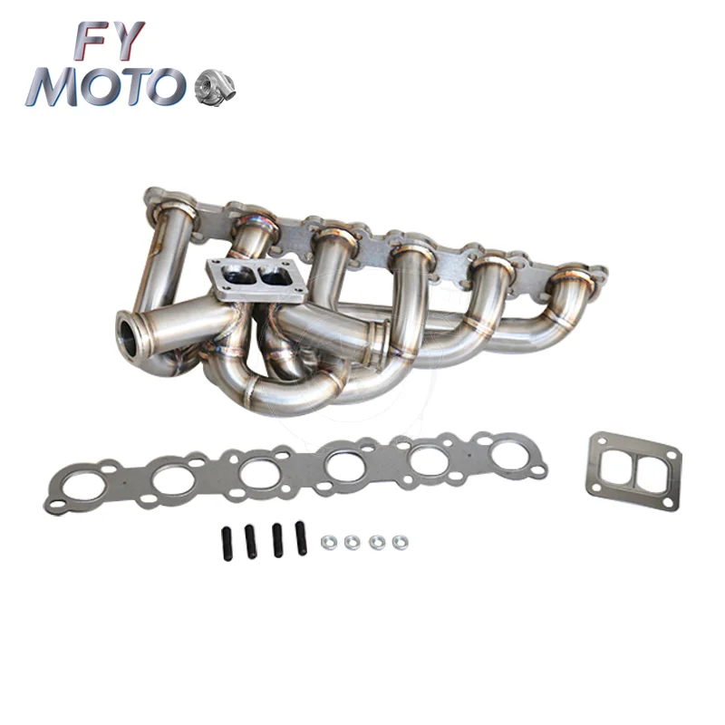 RB20 RB25 RB26 DET T4 Top Mount Turbo Manifold For Nissan GTR 44mm Twin Scroll
