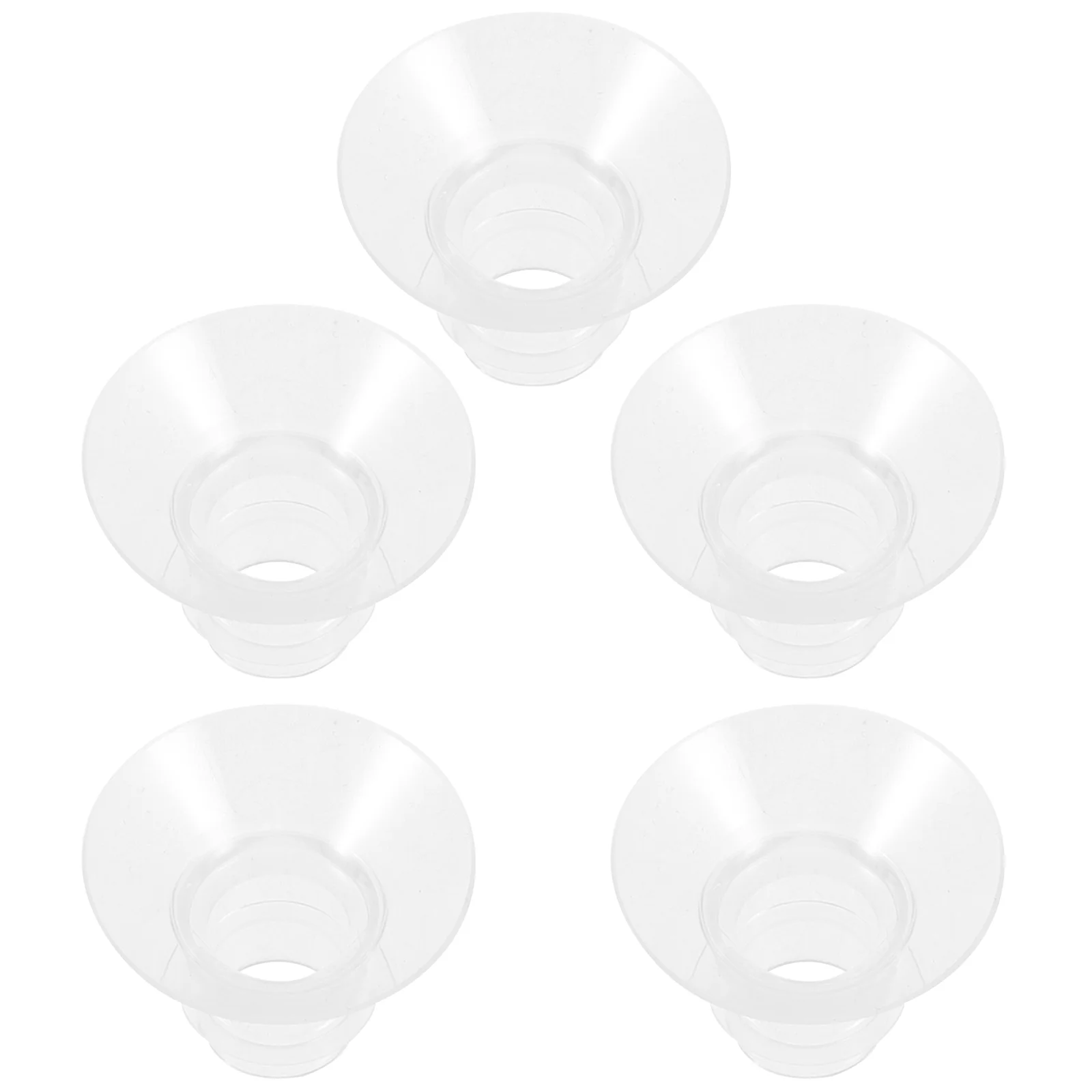 

5 pcs Silicone Flange Inserts Replacement Breast Pump Flange Insert Wearable Breast Pump Parts
