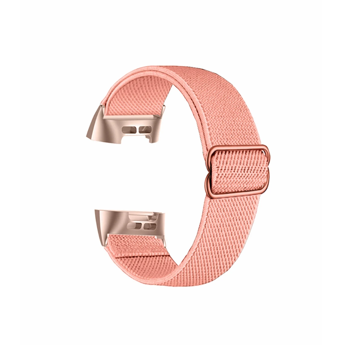 Nylon Elastic Loop Strap with Metal Connectors