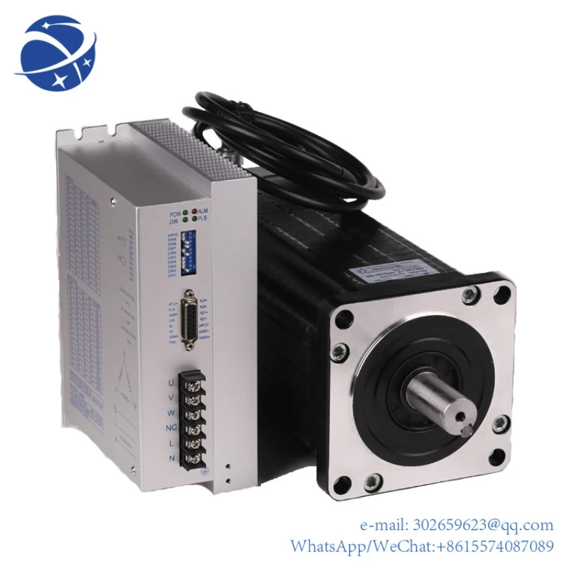 

yyhc Lichuan motor stepper AC 220V Nema 51 LC31332+LC3722D hybrid 50nm with driver for machine parts