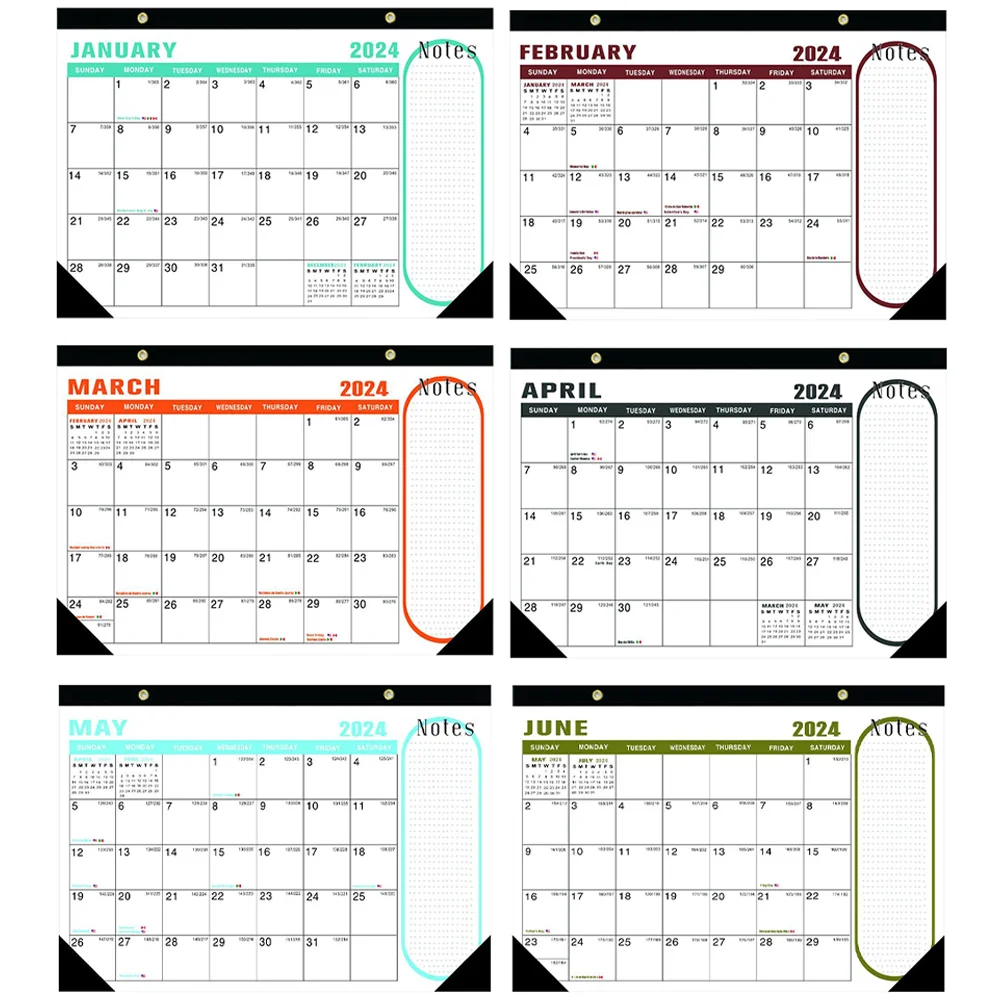 Household Hanging Calendar Monthly Hanging Calendar Delicate Hanging Wall Calendar