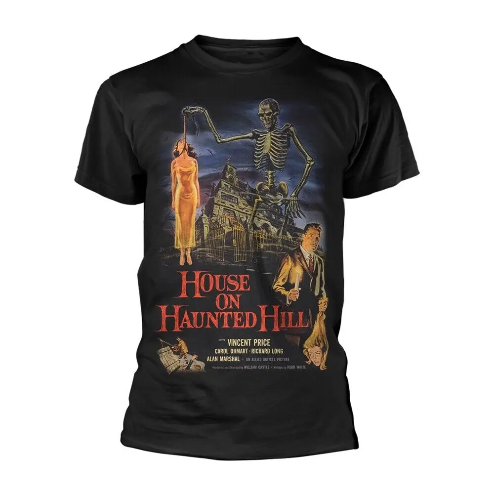 House On Haunted Hill - House On Haunted Hill T-Shirt Nera Piccola