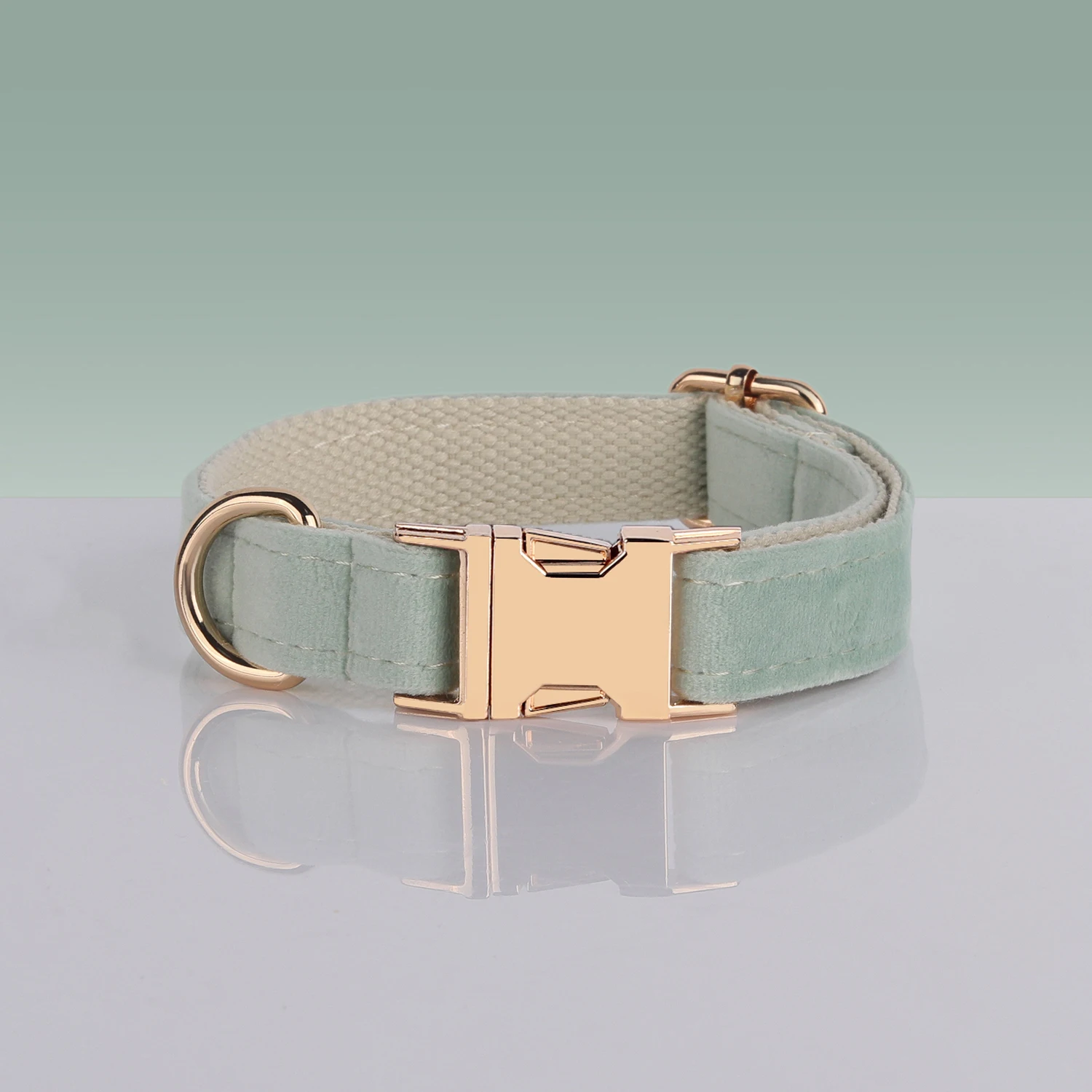 Hundehalsband Grün Mit Fliege - Verstellbar, Cord, Für Kleine & Große Hunde
