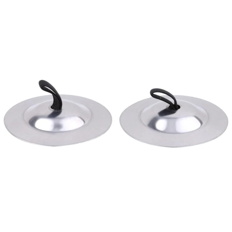 New 1 Pair Finger Small Cymbals Belly Dancing Cymbals Copper Finger Percussion Dancing Props Percussion Instrument