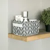 Toy storage Fabric Foldable Storage Basket Cotton and Hemp Desktop Storage Box Small Fresh Waterproof Storage Basket Storage Box 4