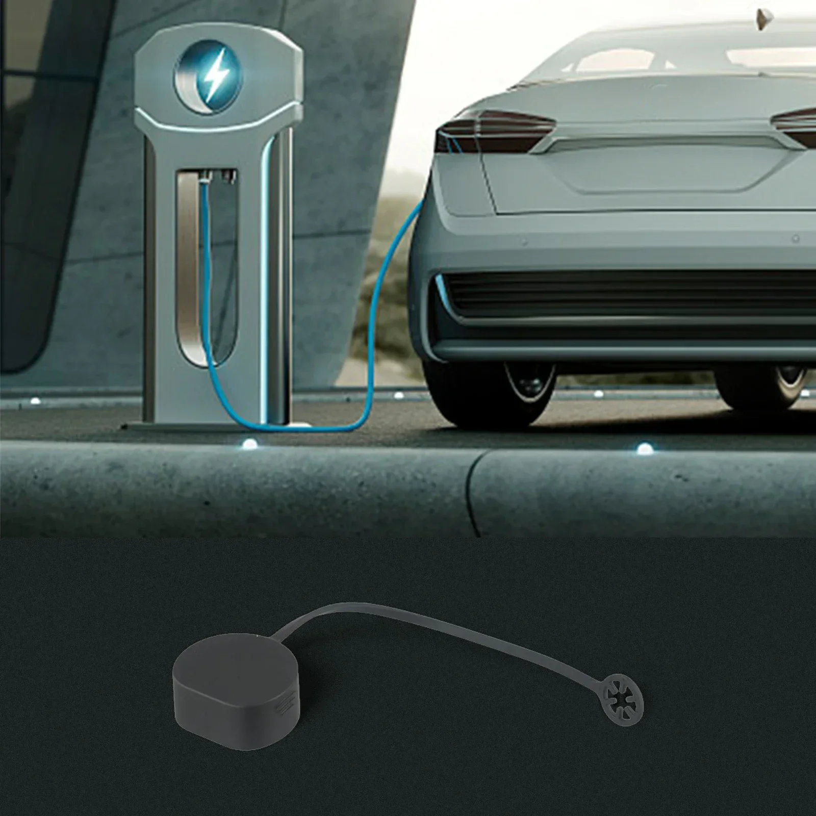 Electric Vehicle Charger Plug-Port Cover Type 2 Plug-Protective Cover PVC Charger Plug- Port Electrical Equipment Supplies electric vehicle charger cover
