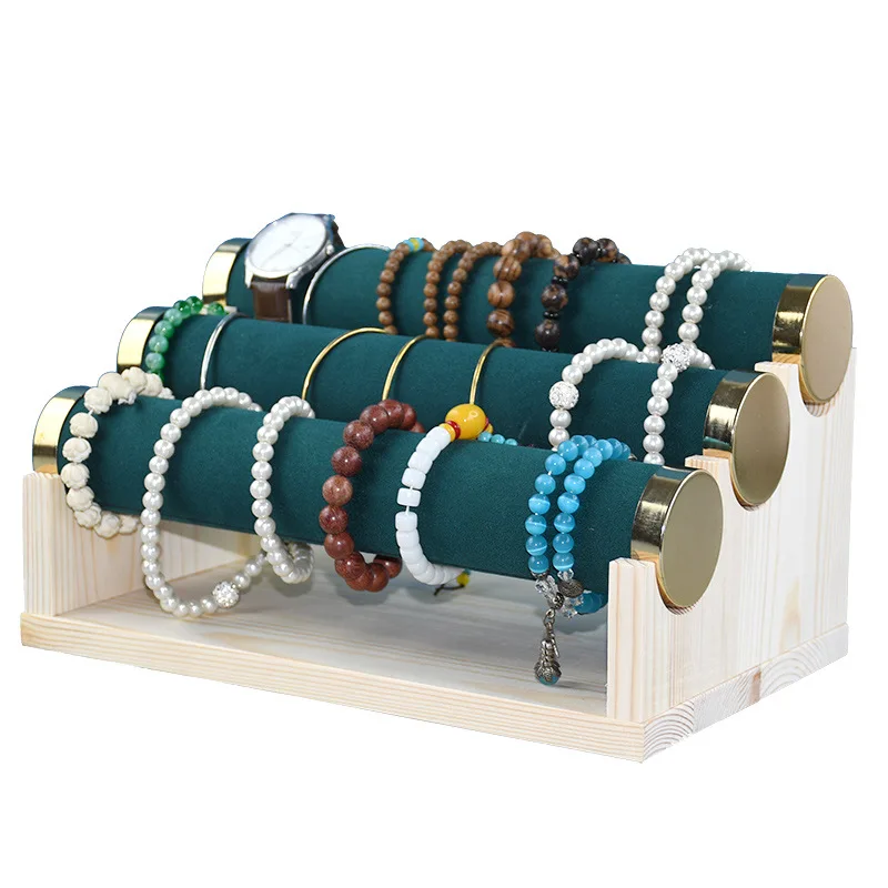 

Wood Detachable Bracelet Rack Watch Display Ornaments Bracelet Hair Ring Headband Storage Props Bracelet Jewelry Display Rack