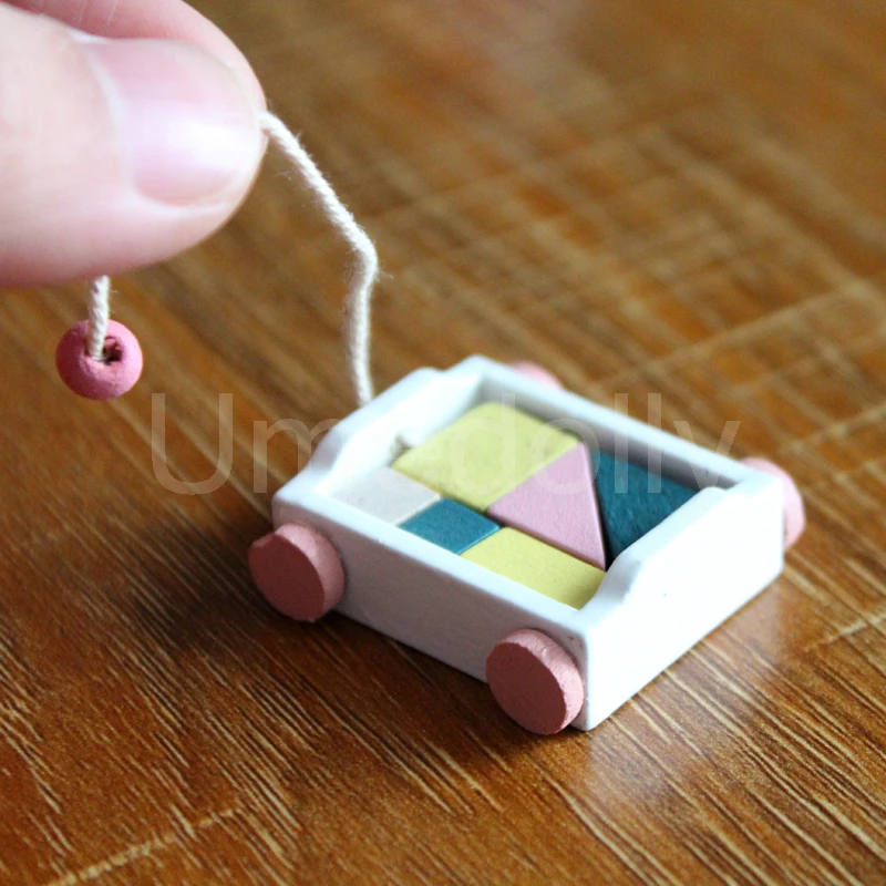 Doll Accessories 1/12 Scale Dollhouse Miniature Croquet Set Train Bear Toy for OB11 Middle Blyth Doll House Decoration Accessories Toy