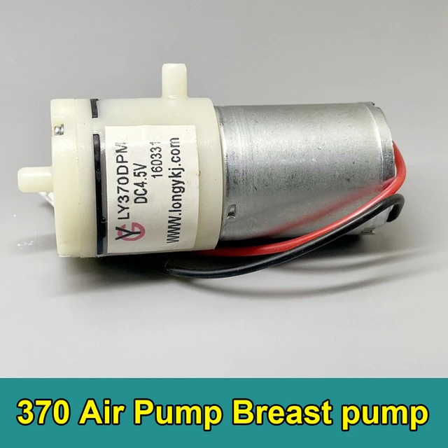 Mini Air Pump Micro 370 Carbon Brush Motor Pump DC 4.5V Air Breast