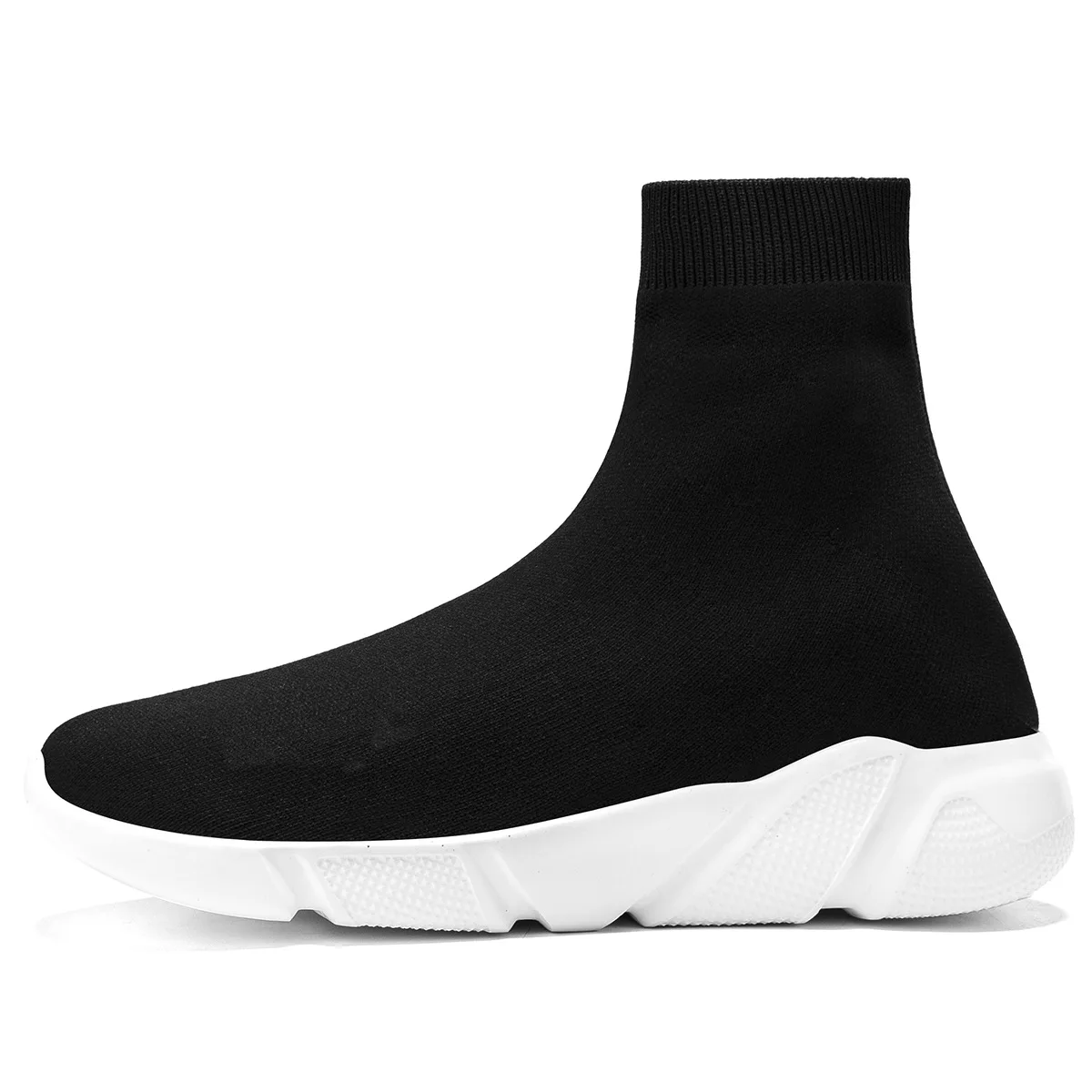 Sock Sneakers Men Breathable Running Sports Shoes Unisex Light Soft Thick  Sole Hole Couple Shoes Athletic