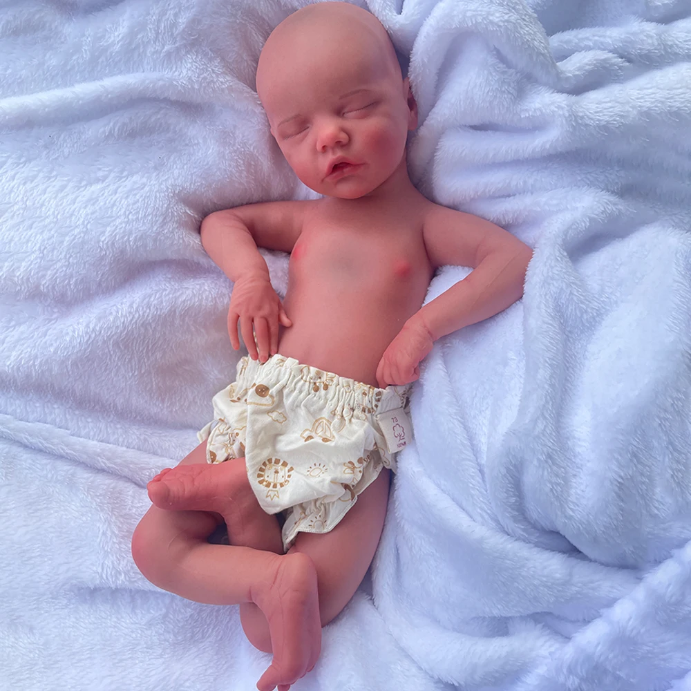 12 Inch Realistic Silicone Baby Doll - Full Body Reborn Girl Doll For Toddlers & Collectors