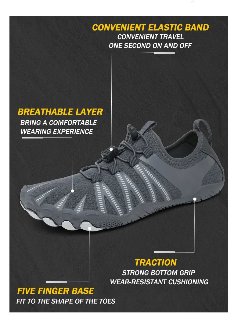 2025 New Pink Color Women Water Shoes Quick Dry Mens Size 36-47 Barefoot Beach Sandals Upstream Aqua Shoes Fitness Sneakers