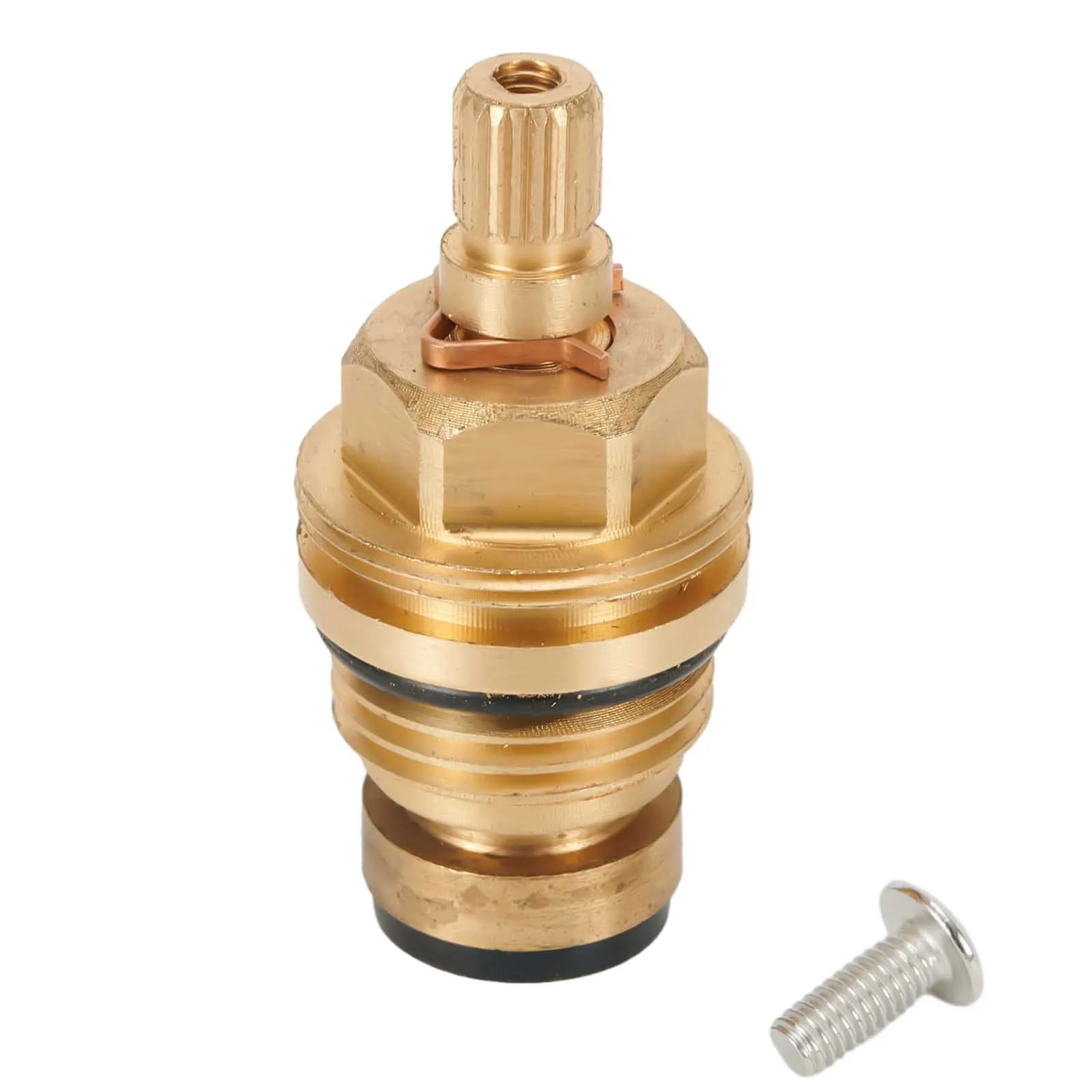 Brass Faucet Tap Valve Spool Cartridge Single Cold Water 20 Tooth G1/2 Bathroom Accessories
