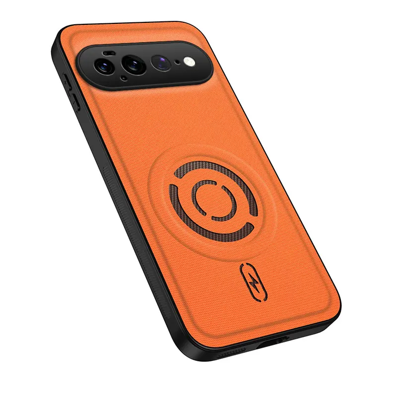 Luxury Technology Magnetic Frosted Shockproof Cloth Case Cover