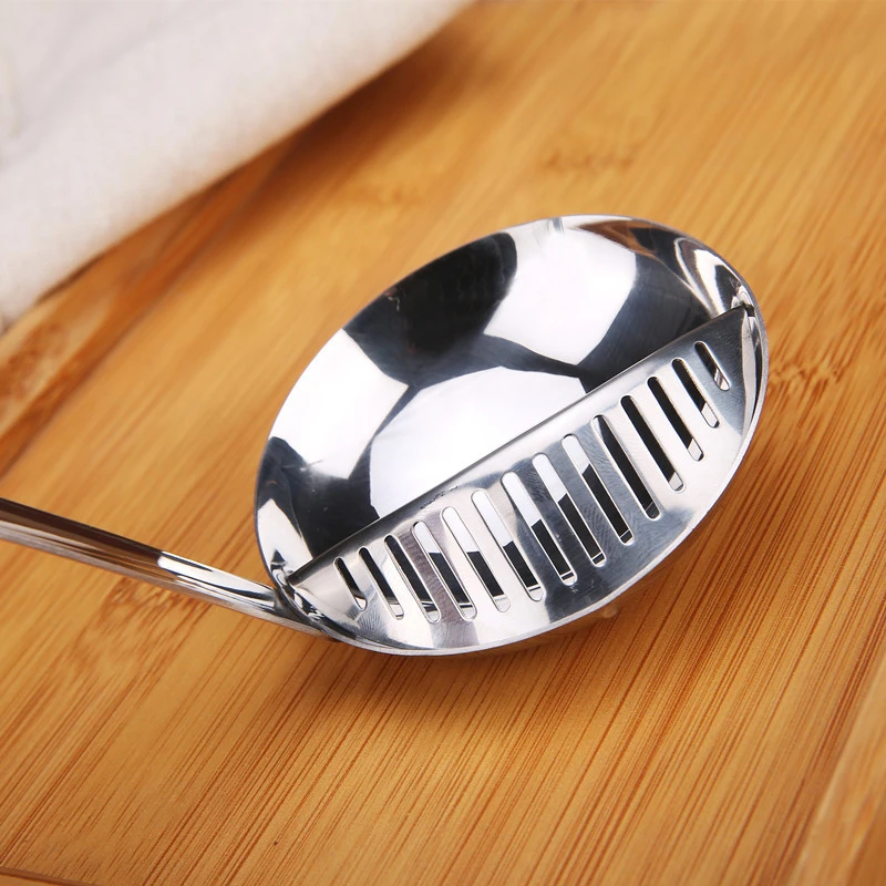 Stainless Steel Removable Hot Pot Soup Spoon Kitchenware Utensils Kitchen Items Cooking Accessories Smart Gadget for Kitchen