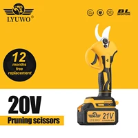 LYUWO Rechargeable Wireless Pruning Scissors, Fruit Tree Potted Pruning Electric Tool, 20V brushless, 30mm 1