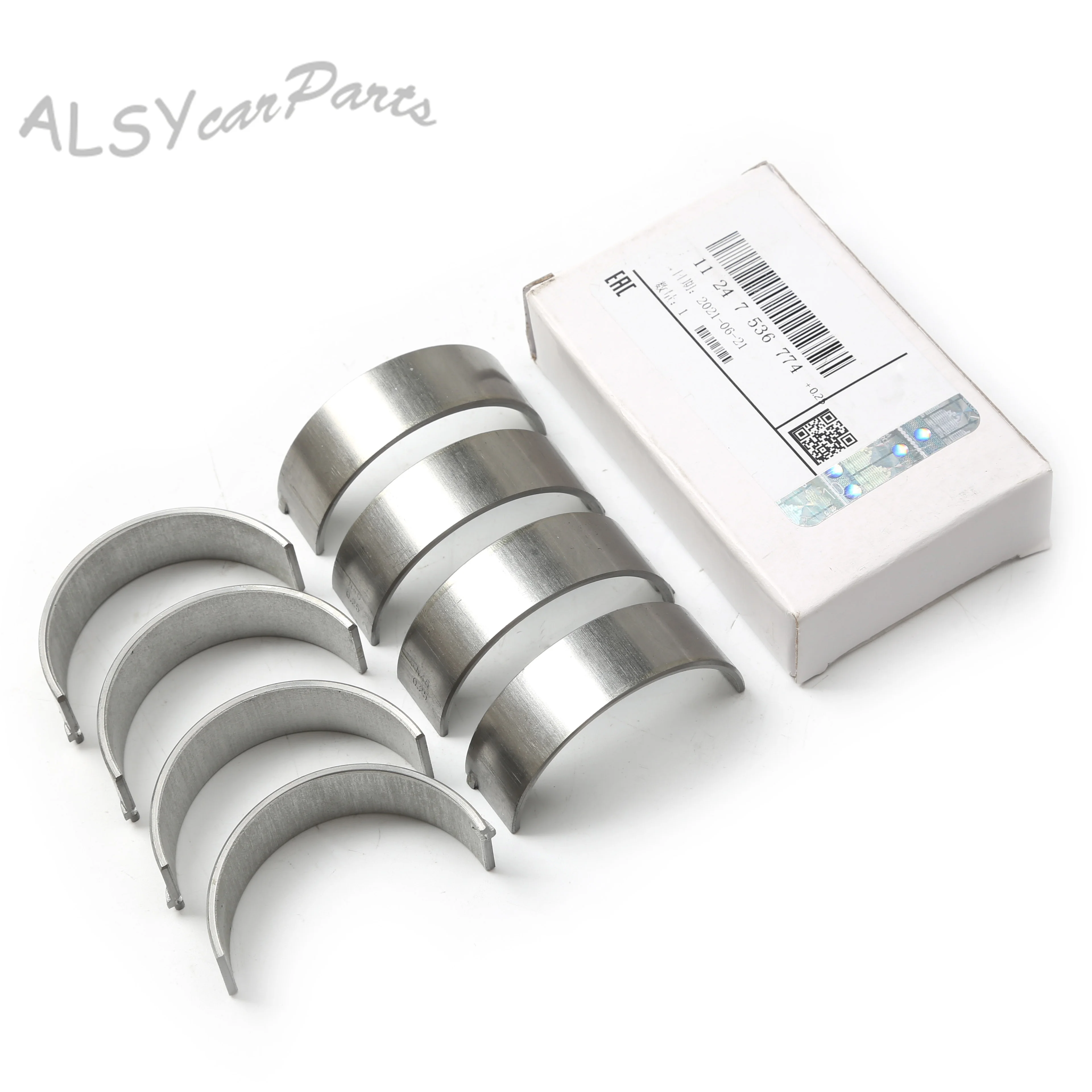 Car Oversize 0.25mm Engine Connecting Rod Bearings Set 11247576717 11