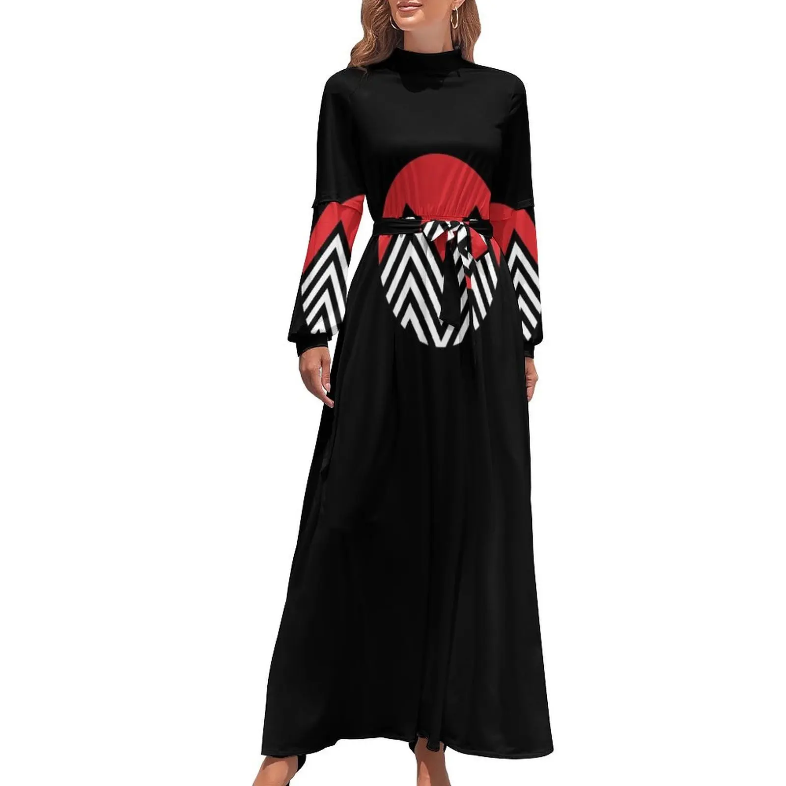 thumbnail image 1 of Vestido largo negro Vestido de noche Tendencia ropa mujer 2024, 1 of 5